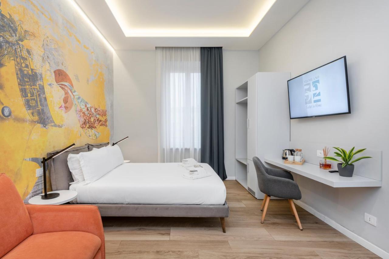 Via Milano 52 Hotell Roma Eksteriør bilde