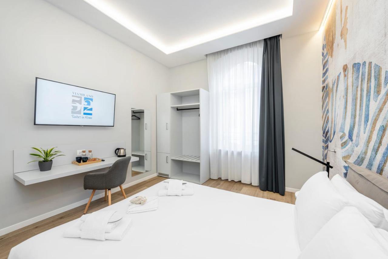 Via Milano 52 Hotell Roma Eksteriør bilde